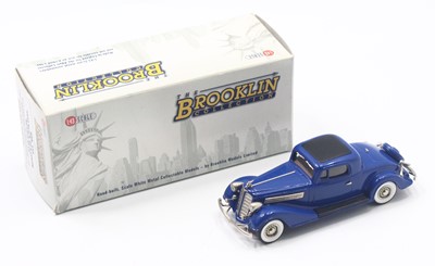 Lot 1626 - Brooklin Collection 1/43rd scale white metal...