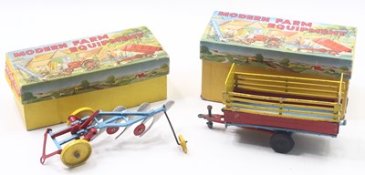 Lot 2054 - Crescent Toys Modern Farm equipment group of 2...