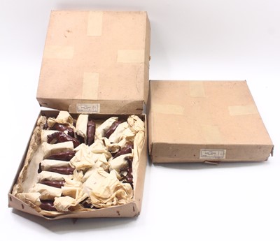 Lot 2124 - Two Timpo trade boxes containing 3 dozen shire...