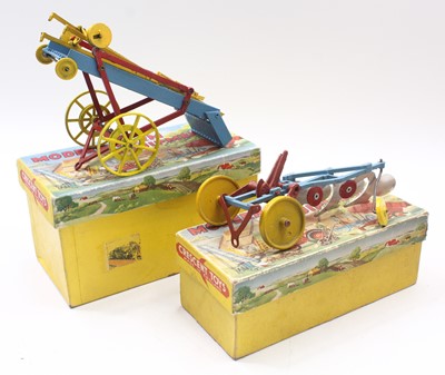 Lot 2055 - Crescent Toys Modern Farm equipment group of 2...