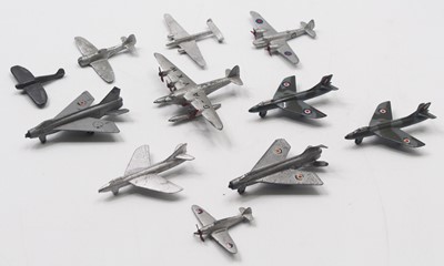Lot 1345 - Dinky Toys a quantity of loose aircraft...