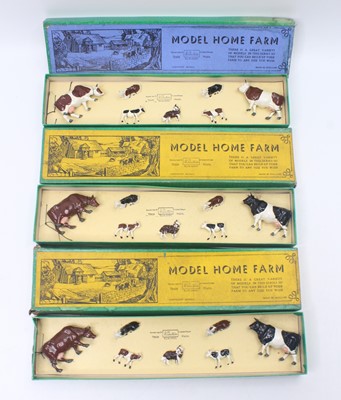 Lot 2036 - Three Britains model home farm boxed sets, to...