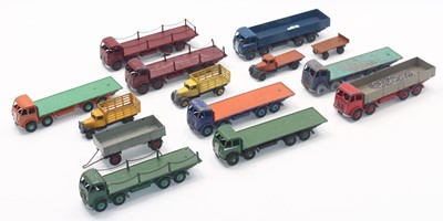 Lot 1467 - Dinky Toys group of 13 loose and playworn...