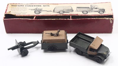 Lot 2110 - Britains No. 2048 clockwork set comprising of...