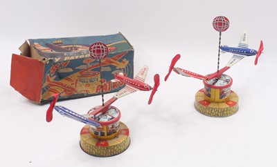 Lot 1947 - Two Tinplate Sky Pirates toys, including one...