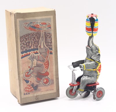 Lot 1937 - NBN NHN Hausmann tinplate clockwork circus...