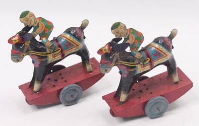 Lot 1956 - Two c1950s Peter Pan tinplate clockwork...