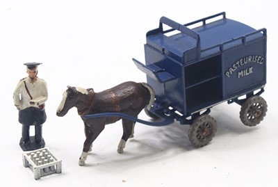 Lot 1554 - Matchbox Moko horsedrawn milk cart,...