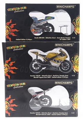 Lot 801 - Minichamps Valentino Rossi Collection 1/12...