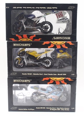 Lot 808 - Minichamps Valentino Rossi Collection 1/12...