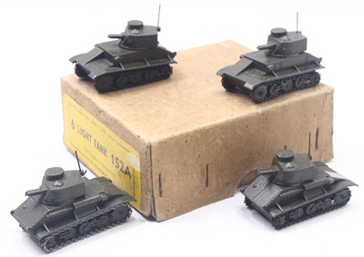 Lot 1390 - Dinky Toys No. 152A Light Tank original trade...