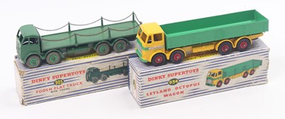 Lot 1534 - Dinky Toys group of 2 haulage diecasts to...