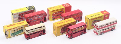 Lot 1461 - Dinky Toys group of 5 Public transport...