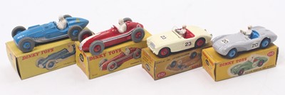Lot 1486 - Dinky Toys group of 4 Racing Diecasts to...
