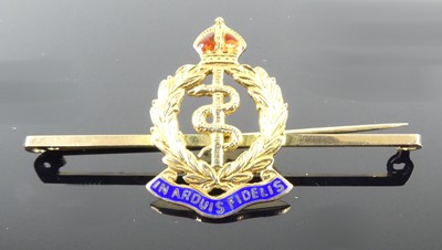 Lot 2544 - A World War One era yellow metal Royal Army...