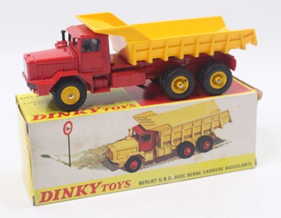 Lot 1317 - French Dinky Toys No. 572 Berliet quarry truck,...