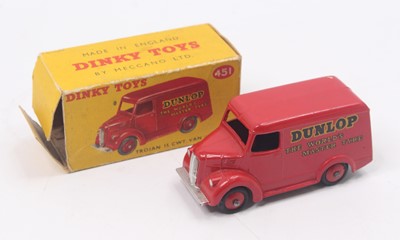 Lot 1246 - Dinky Toys No.451 Trojan Van 'Dunlop' with...
