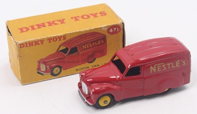 Lot 1233 - Dinky Toys No.471 Austin Nestle Van with...