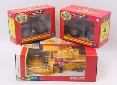 Lot 2012 - Britains 1/32 scale group of 3 models to...