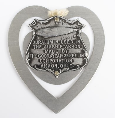 Lot 3274 - A bookmark, of heart shape with central shield...