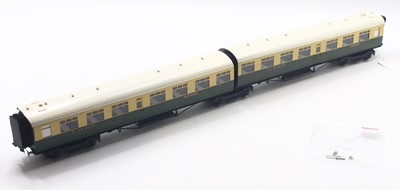 Lot 228 - WayOH 0 gauge kit built LNER tourist stock...