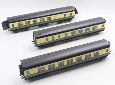 Lot 231 - Three Exley 0 gauge LNER tourist stock coaches,...