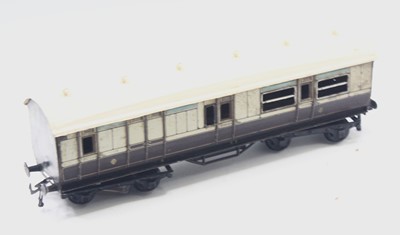 Lot 188 - Bing for Bassett Lowke 1921 series LNWR brake...