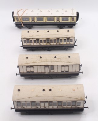 Lot 238 - Four 0 gauge semi-coarse scale LNWR kit-built...