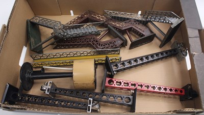 Lot 208 - One box of 0 gauge vintage lineside...