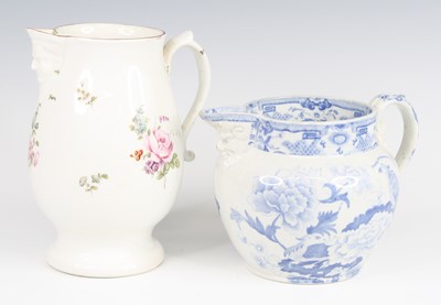 Lot 1051 - A Derby porcelain jug, circa 1770, of baluster...