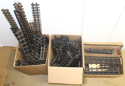 Lot 198 - Three large boxes of 0 gauge Bassett Lowke...