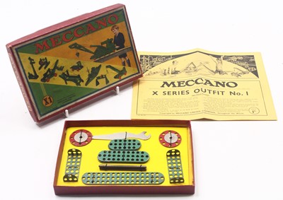 Lot 705 - Meccano X Series X1 Outfit, housed in the...
