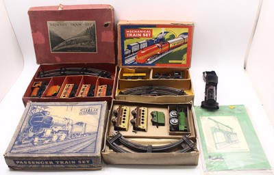 Lot 206 - Three minor manufacturer’s clockwork train...