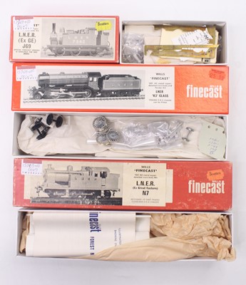 Lot 507 - Three Wills Finecast 00 gauge unmade kits to...
