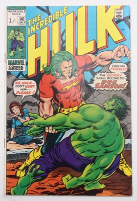 Lot 1721 - Marvel Comics The Incredible Hulk (1971) issue...