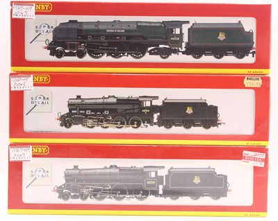 Lot 404 - Three Hornby 00 gauge locos to include a Black...