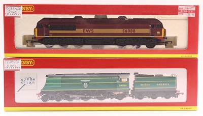 Lot 403 - Two Hornby 00 gauge locos including a class 56...