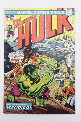 Lot 1708 - Marvel Comics The Incredible Hulk (1974) issue...