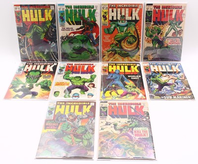 Lot 1729 - Marvel Comics The Incredible Hulk (1969-1970)...