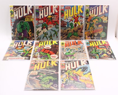 Lot 1731 - Marvel Comics The Incredible Hulk (1970) issue...
