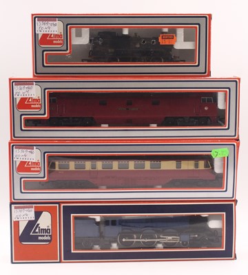 Lot 417 - Four Lima 00 gauge locos to include a Castle...