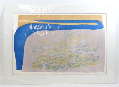 Lot 317 - Julia Ball (b.1930) - Estuary II, screenprint,...