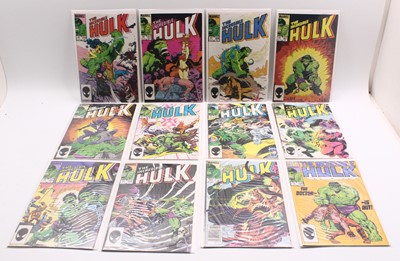 Lot 1745 - Marvel Comics The Incredible Hulk (1984-1985)...