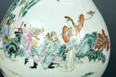 Lot 2082 - A rare and extremely fine Chinese famille rose...