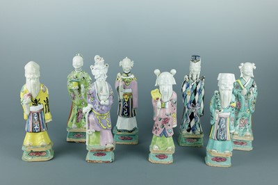 Lot 2076 - A set of Chinese Eight Daoist Immortals...
