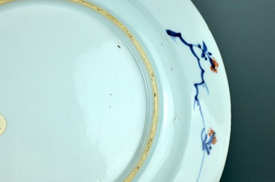 Lot 2078 - A Chinese famille verte dish, Qing Dynasty,...