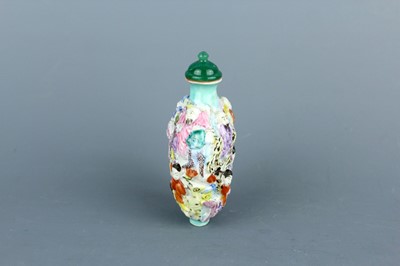 Lot 2074 - A Chinese famille rose ’Eight Immortals’ snuff...