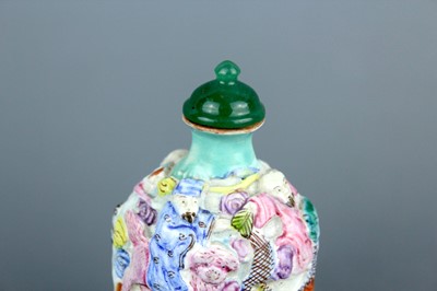 Lot 2074 - A Chinese famille rose ’Eight Immortals’ snuff...