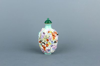 Lot 2074 - A Chinese famille rose ’Eight Immortals’ snuff...