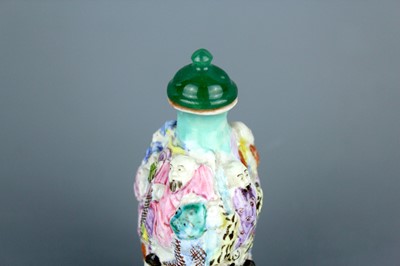 Lot 2074 - A Chinese famille rose ’Eight Immortals’ snuff...